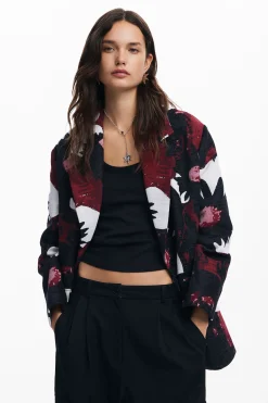 Casacões E Casacos<Desigual Casaco floral M. Christian Lacroix
