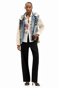 Casacões E Casacos<Desigual Casaco parka Mickey Mouse