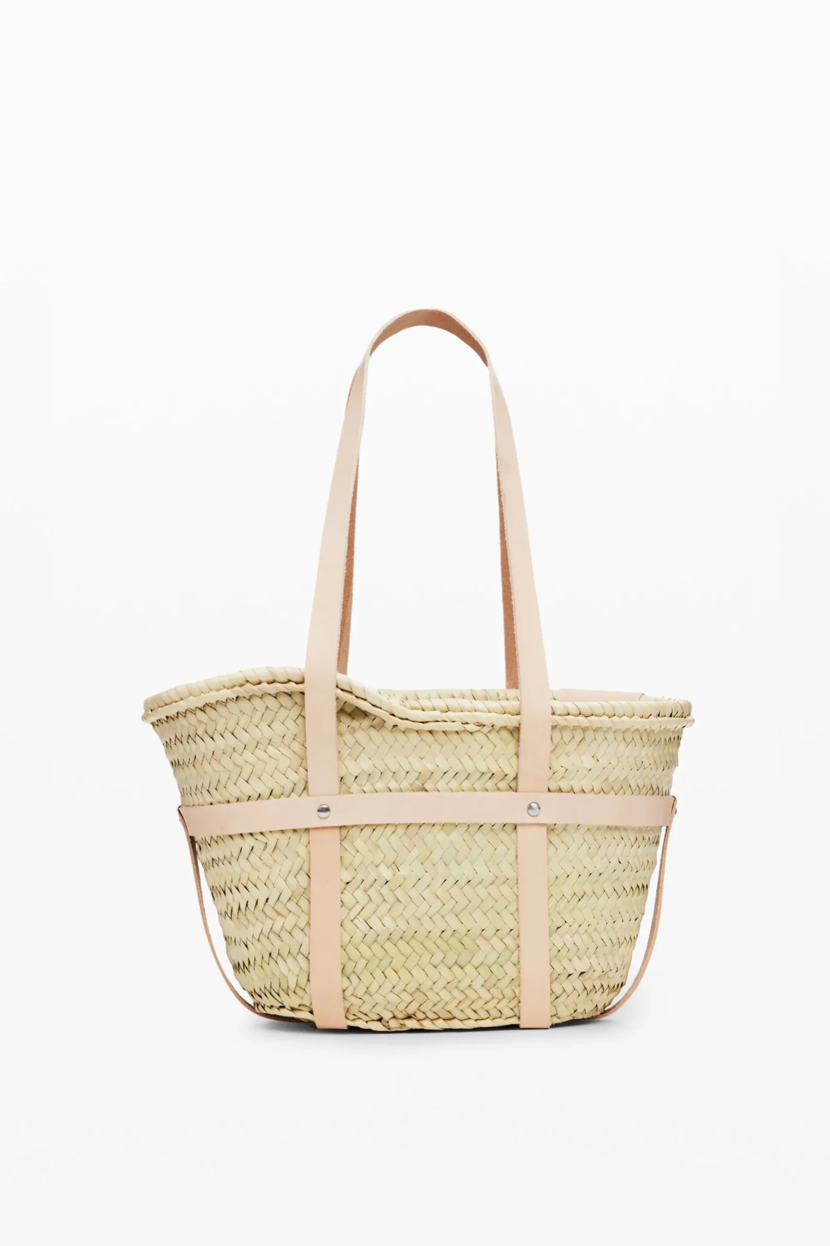Malas|Malas Shopper<Desigual Cesto de vime S pele