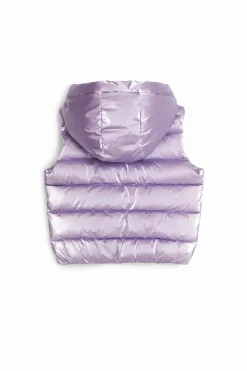 Casacões E Casacos<Desigual Chaleco acolchado metalizado