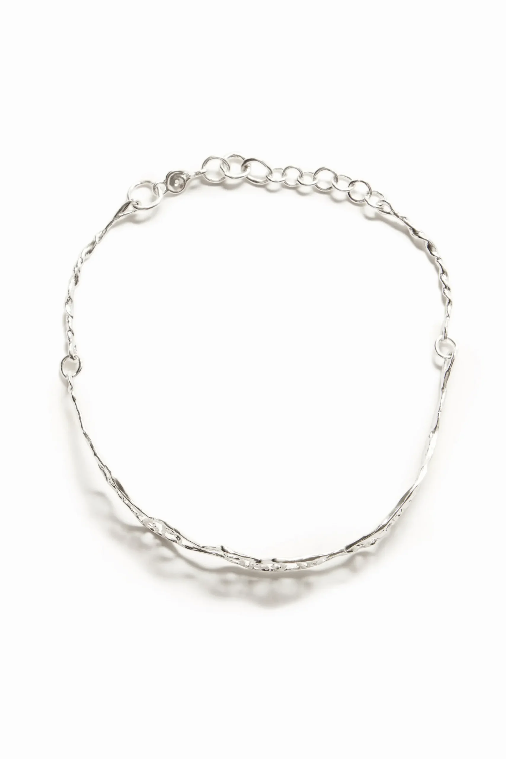 Joalharia<Desigual Colar choker mensagem estreita banho prata Zalio