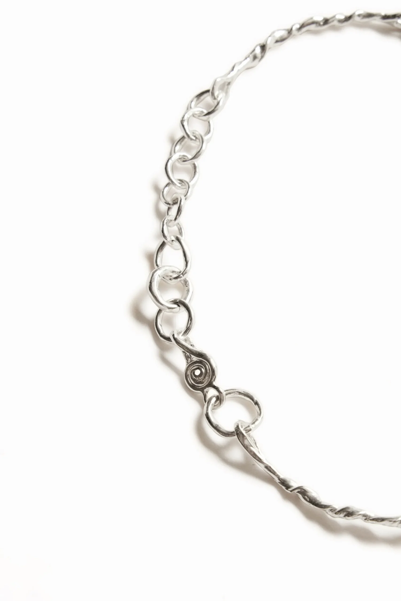 Joalharia<Desigual Colar choker mensagem estreita banho prata Zalio