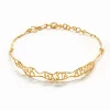 Joalharia<Desigual Colar choker mensagem estreita banho ouro Zalio