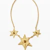Joalharia<Desigual Colar de corrente com estrelas penduradas Zalio