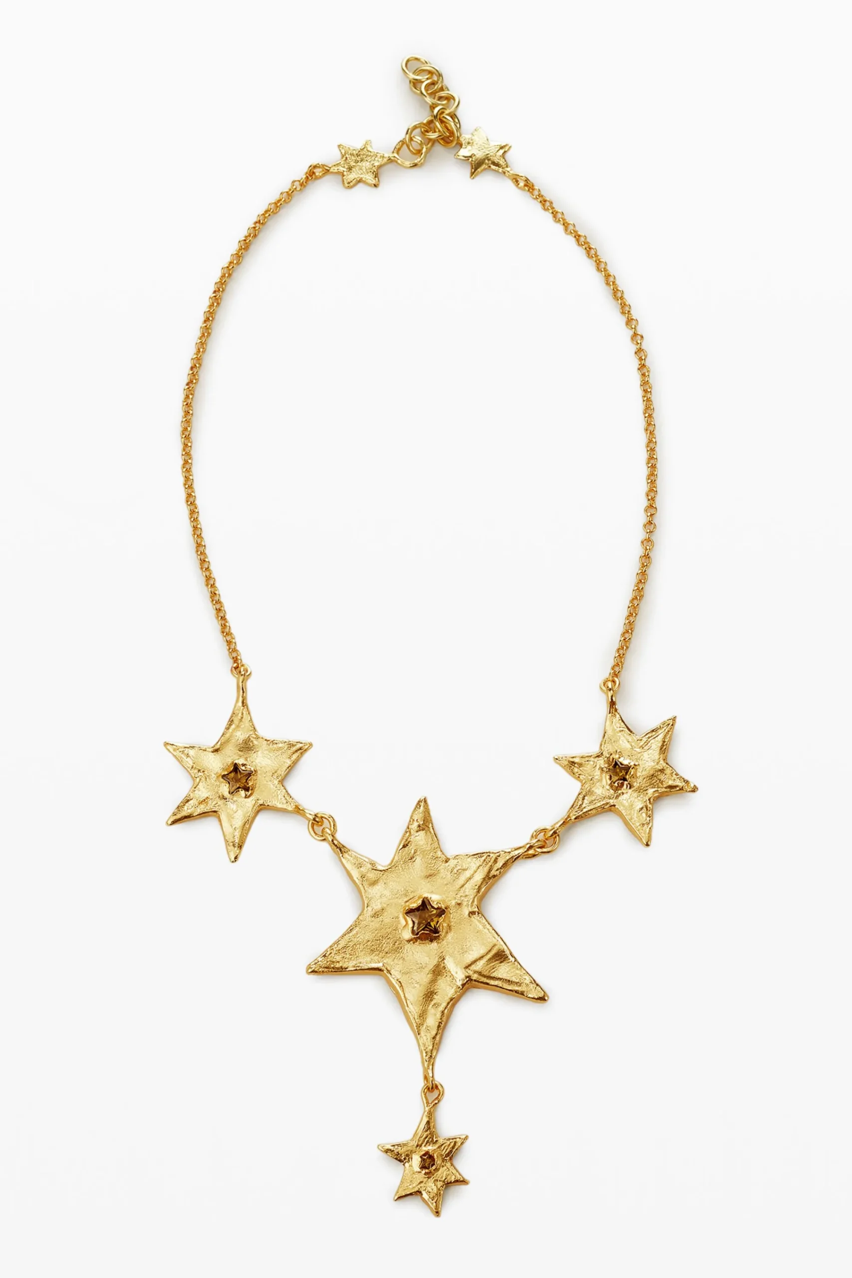 Joalharia<Desigual Colar de corrente com estrelas penduradas Zalio