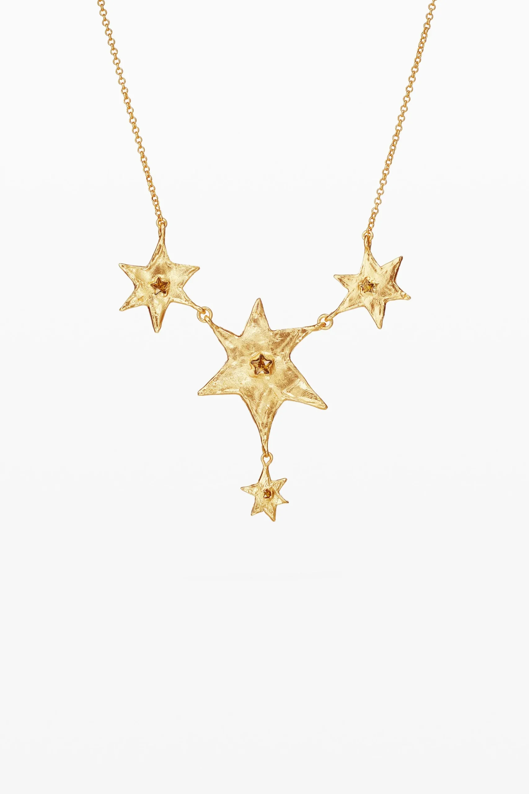 Joalharia<Desigual Colar de corrente com estrelas penduradas Zalio