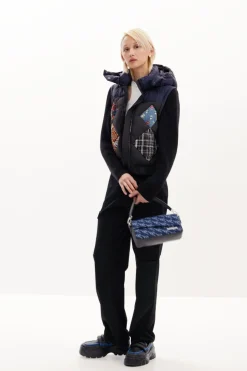 Casacões E Casacos<Desigual Colete combinado acolchoado