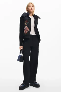 Casacões E Casacos<Desigual Colete combinado acolchoado