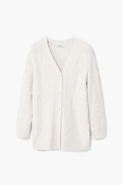 Roupa De Malha|Malha<Desigual Cárdigan oversized de ponto