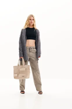 Roupa De Malha|Malha<Desigual Cárdigan oversized de ponto