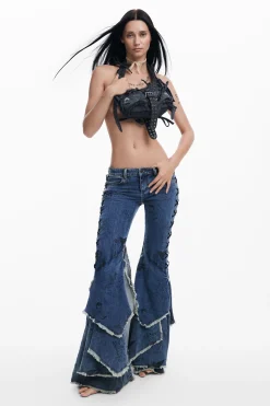 Jeans<Desigual Denim Flare María Escoté