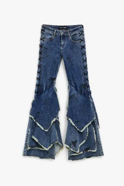 Jeans<Desigual Denim Flare María Escoté
