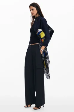 Écharpes E Cachecóis<Desigual Foulard com patch floral