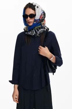 Écharpes E Cachecóis<Desigual Foulard com patch floral