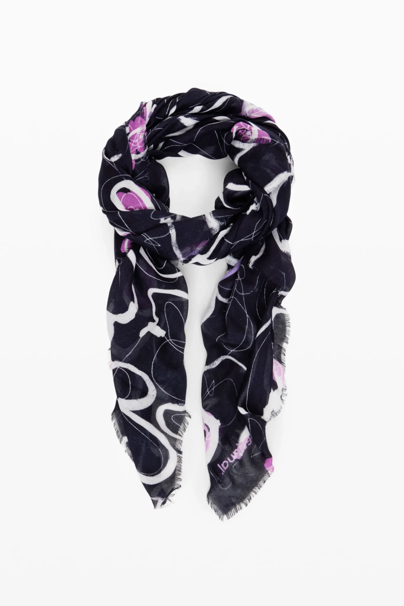 Écharpes E Cachecóis<Desigual Foulard flores