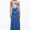Écharpes E Cachecóis<Desigual Foulard flores aquarela