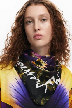 Écharpes E Cachecóis<Desigual Foulard flores M. Christian Lacroix