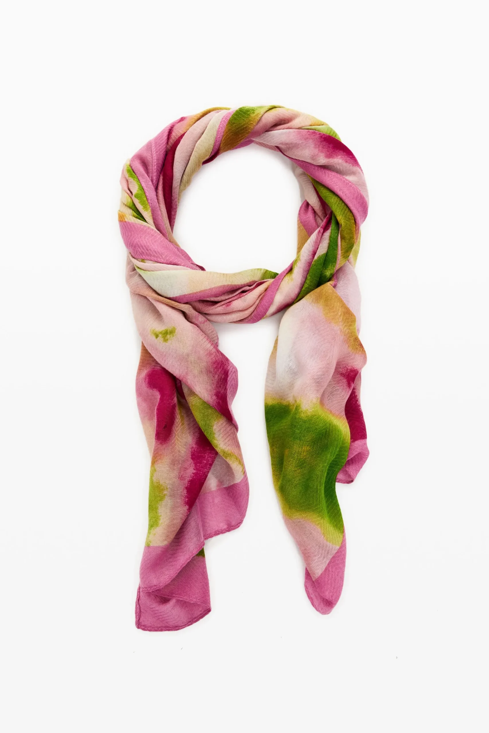 Écharpes E Cachecóis<Desigual Foulard retangular aquarela