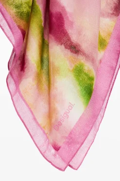 Écharpes E Cachecóis<Desigual Foulard retangular aquarela