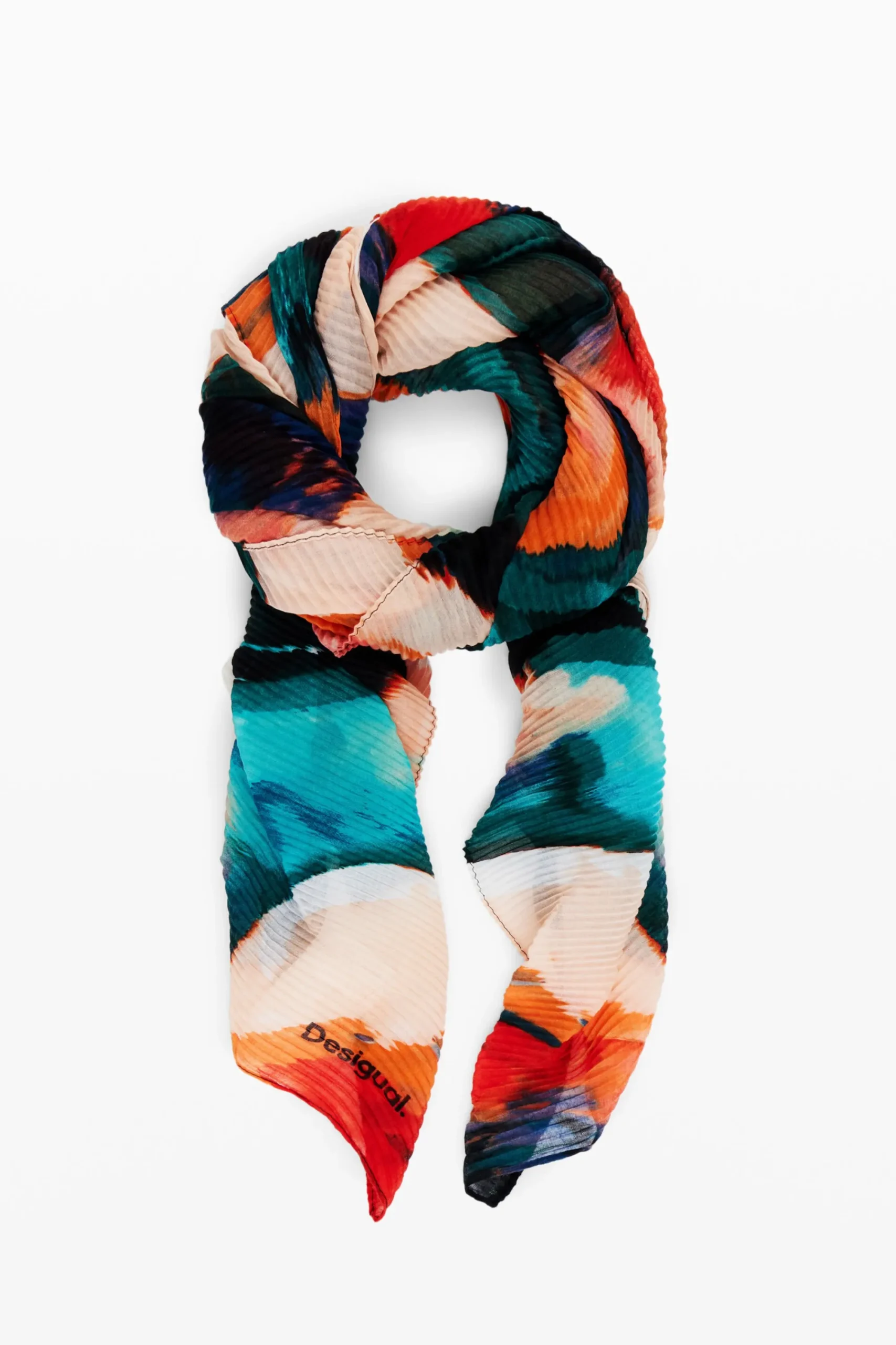 Écharpes E Cachecóis<Desigual Foulard retangular estampado