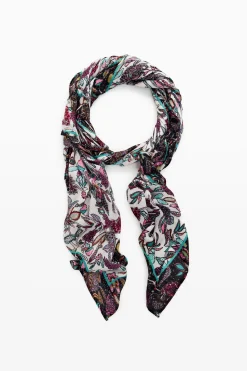 Écharpes E Cachecóis<Desigual Foulard retangular flores