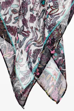 Écharpes E Cachecóis<Desigual Foulard retangular flores