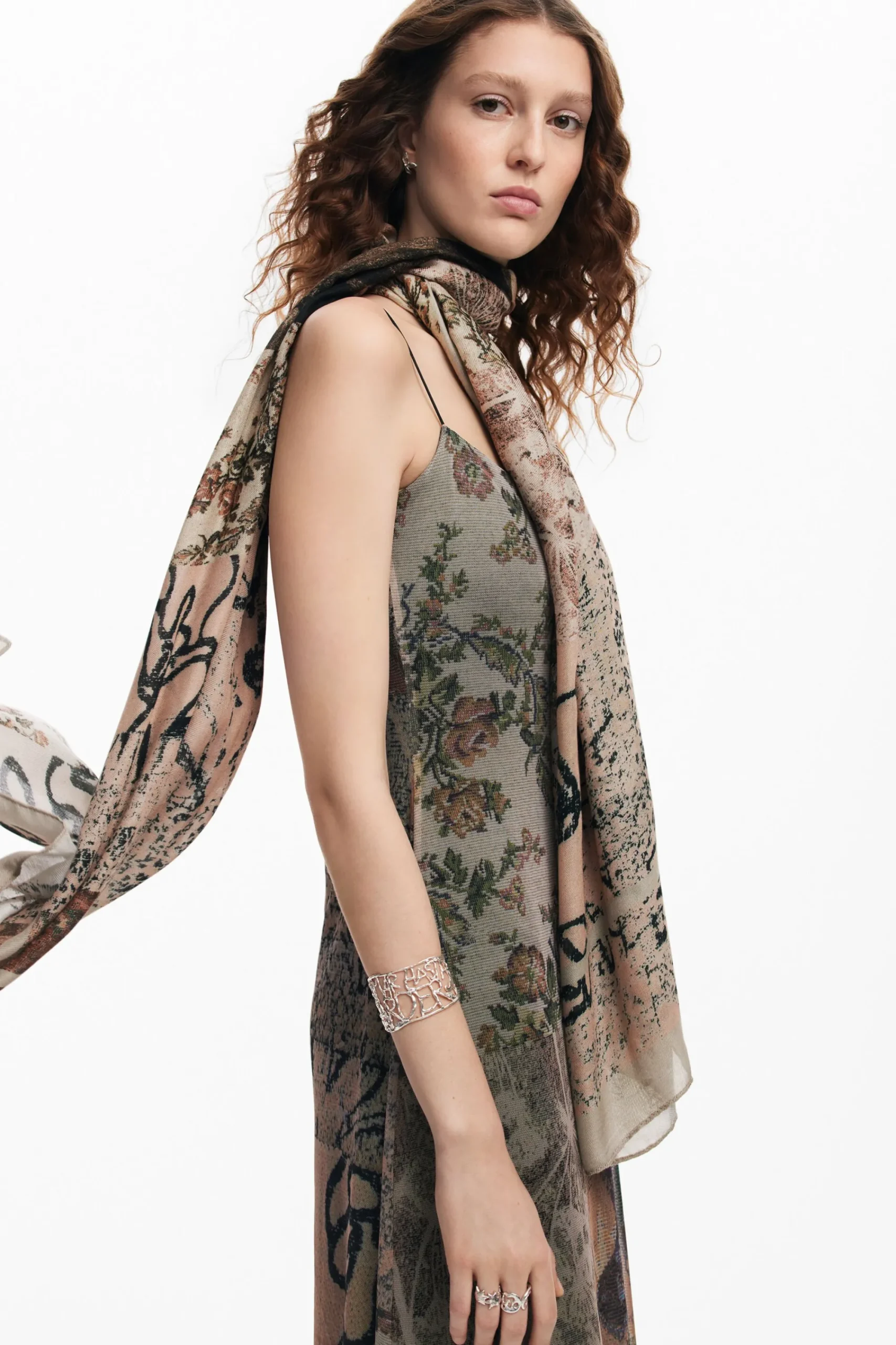 Écharpes E Cachecóis<Desigual Foulard tapeçaria