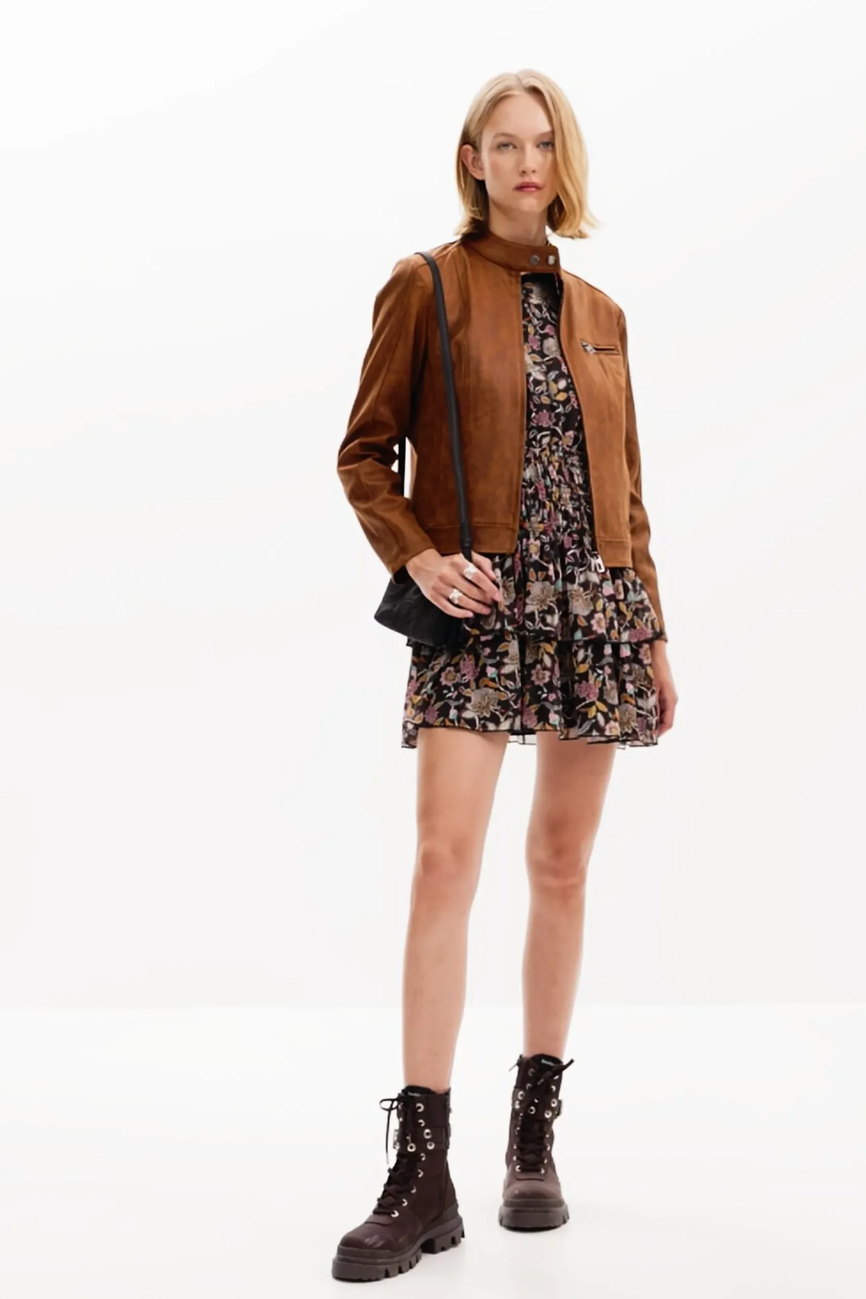 Casacões E Casacos<Desigual Jaqueta biker regular