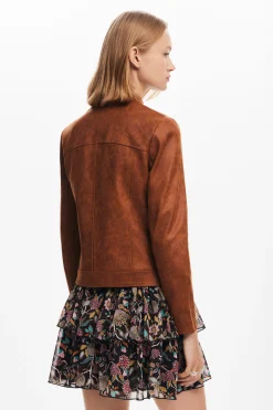 Casacões E Casacos<Desigual Jaqueta biker regular