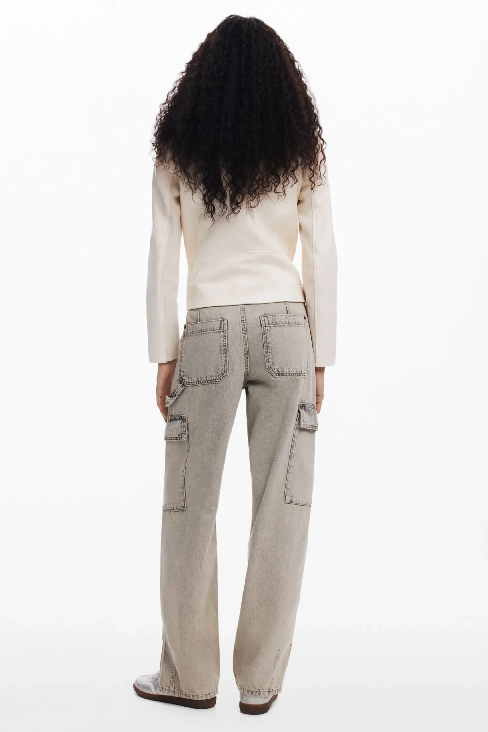 Casacões E Casacos<Desigual Jaqueta biker slim