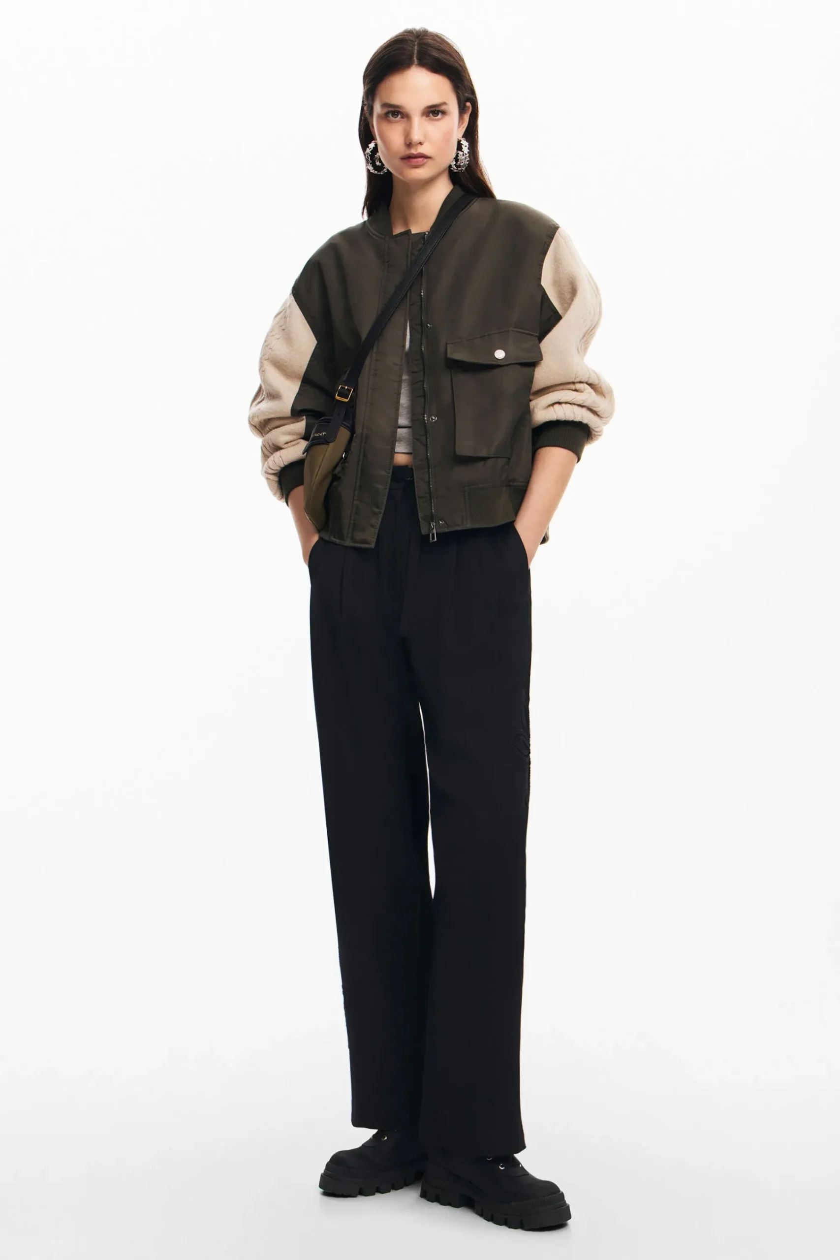 Roupa De Malha|Casacões E Casacos<Desigual Jaqueta bomber