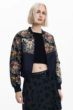 Casacões E Casacos<Desigual Jaqueta bomber estampada