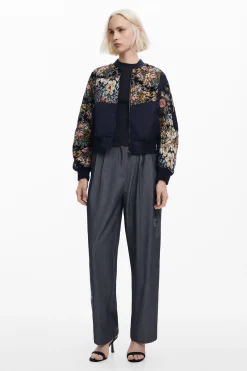 Casacões E Casacos<Desigual Jaqueta bomber estampada