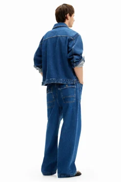 Casacões E Casacos<Desigual Jaqueta de denim com bolsos