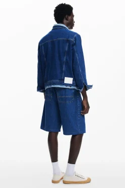 Casacões E Casacos<Desigual Jaqueta de denim patchwork