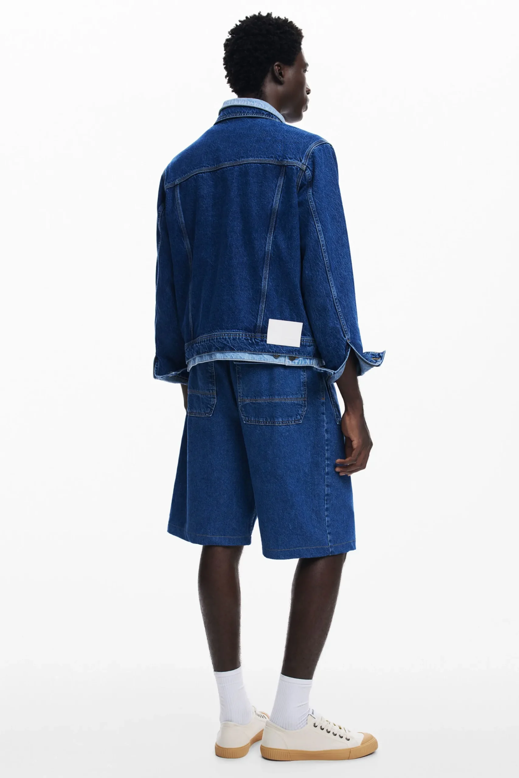 Casacões E Casacos<Desigual Jaqueta de denim patchwork