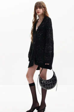 Roupa De Malha|Malha<Desigual Jaqueta de ponto com decote em V