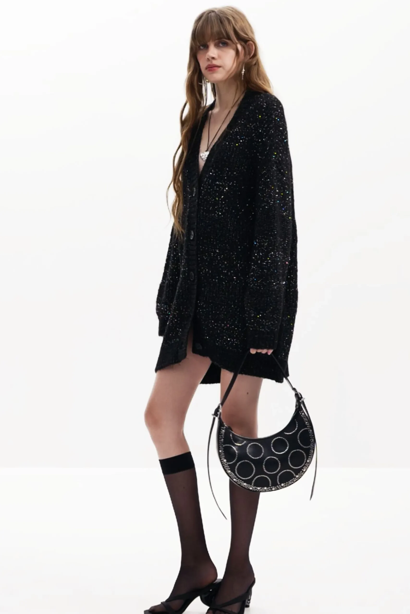 Roupa De Malha|Malha<Desigual Jaqueta de ponto com decote em V