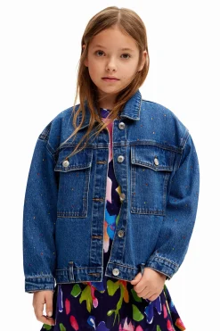 Casacões E Casacos<Desigual Jaqueta jeans trucker