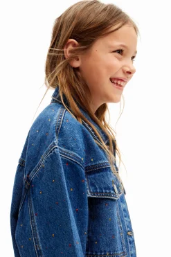 Casacões E Casacos<Desigual Jaqueta jeans trucker