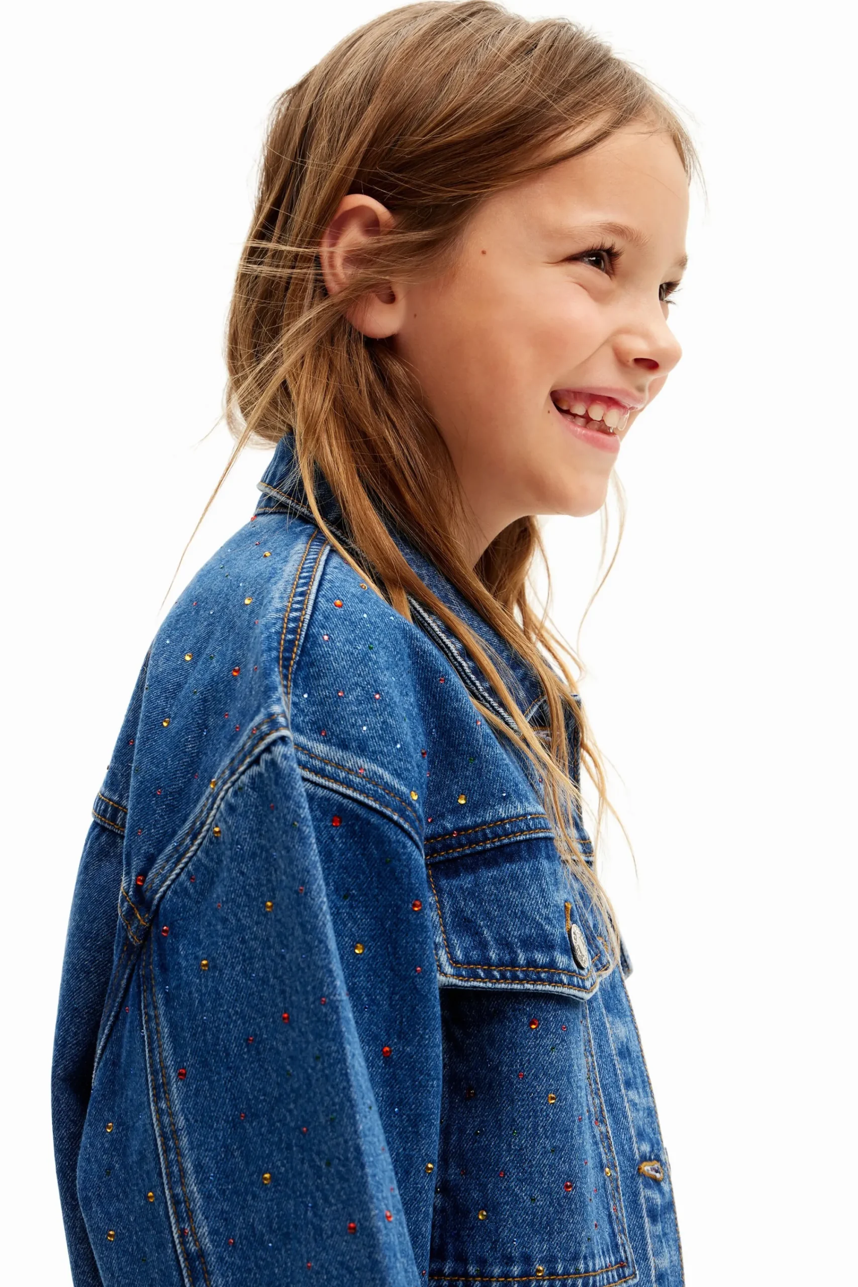 Casacões E Casacos<Desigual Jaqueta jeans trucker