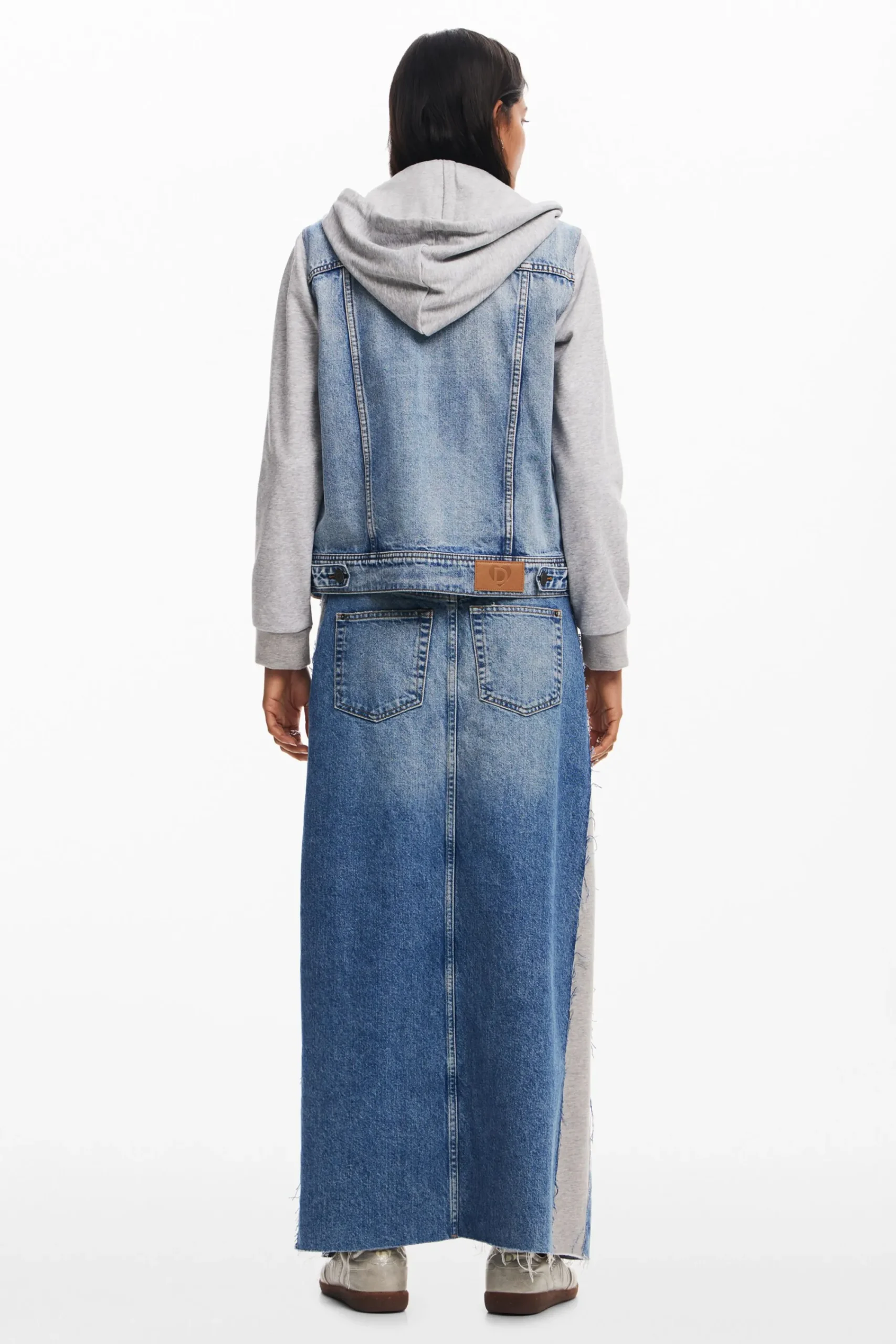 Casacões E Casacos<Desigual Jaqueta jeans trucker