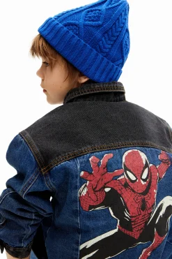 Casacões E Casacos<Desigual Jaqueta jeans trucker do Spiderman