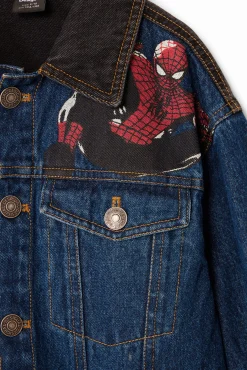 Casacões E Casacos<Desigual Jaqueta jeans trucker do Spiderman