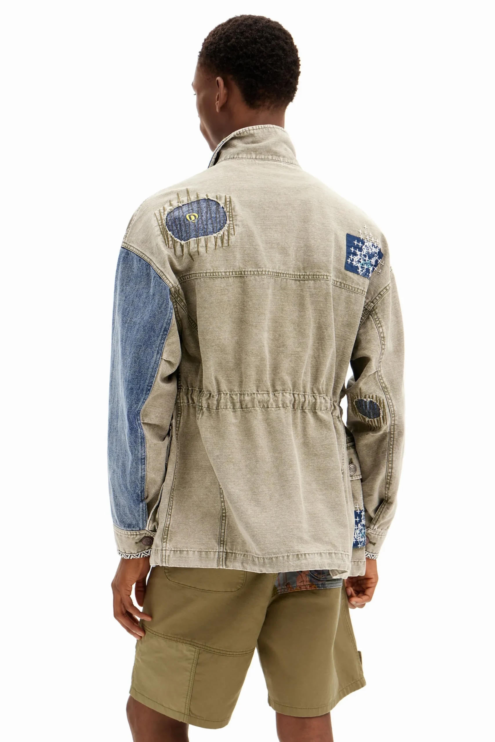 Casacões E Casacos<Desigual Jaqueta parka híbrida