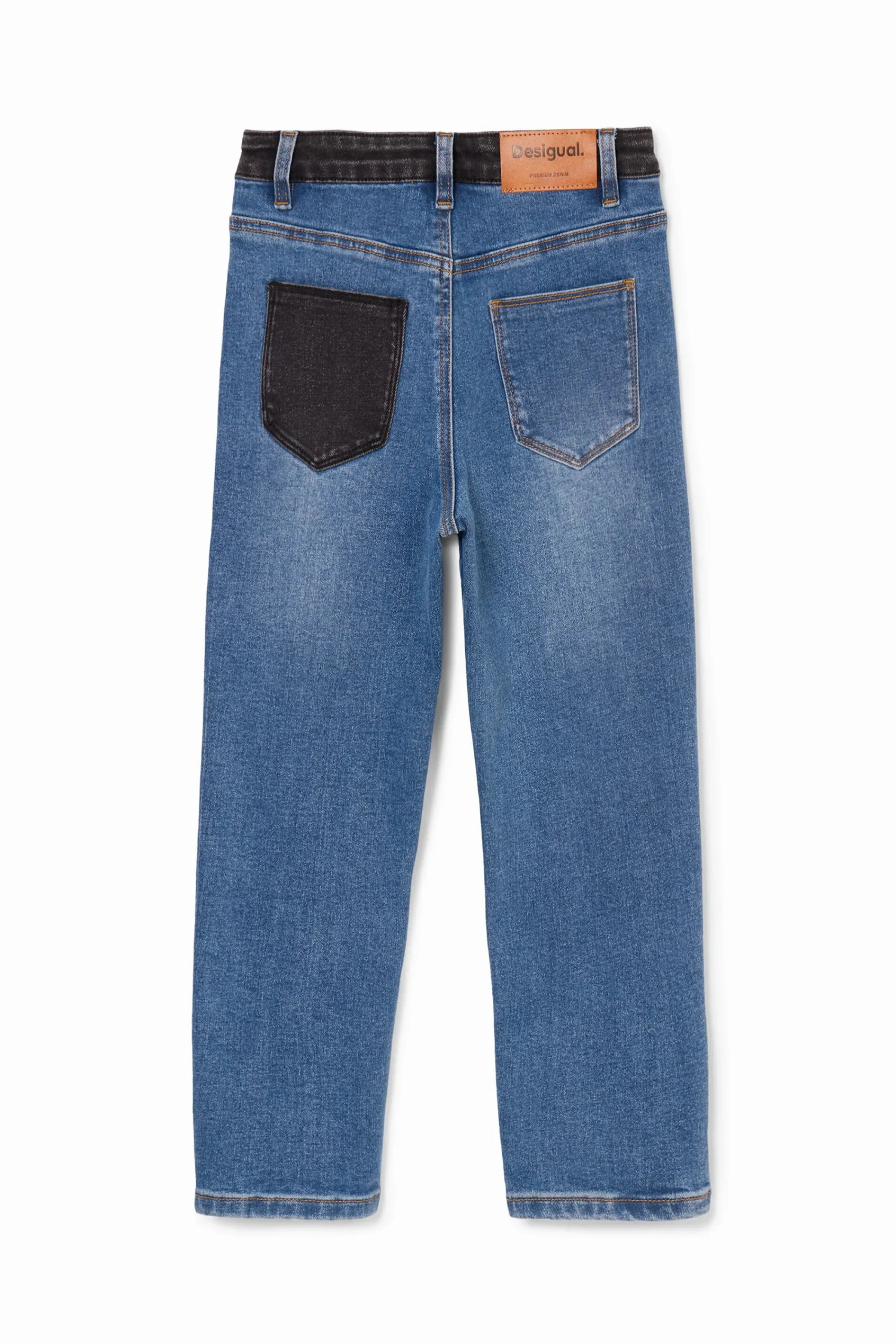 Calças E Jeans<Desigual Jeans bordado do Homem-Aranha
