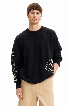 Malhas E Sweatshirts<Desigual Jersey bordado