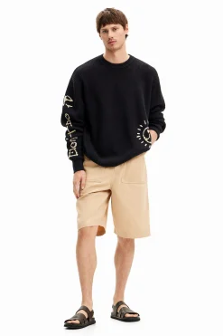 Malhas E Sweatshirts<Desigual Jersey bordado