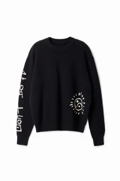 Malhas E Sweatshirts<Desigual Jersey bordado