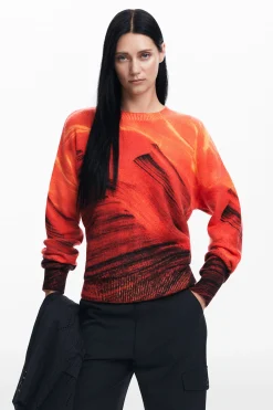 Roupa De Malha|Malha<Desigual Jersey com contrastes